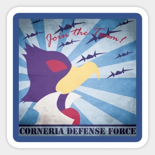 Corneria Defense Force Sticker